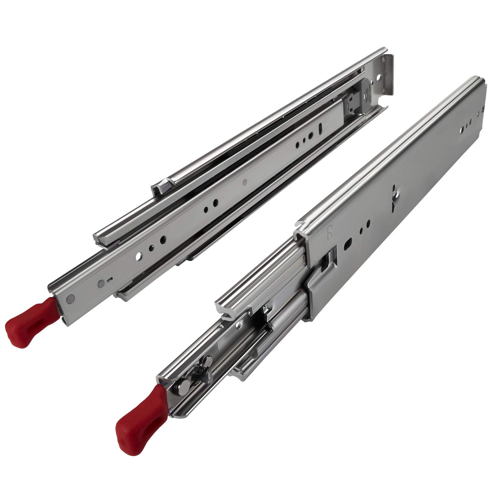 SOTECH 1 Paar Schwerlastauszüge KV1-250-H76-L1168-LC 1168 mm (46") mit Lock-in/out Einrastfunktion Teleskopauszug belastbar bis 250 Kg