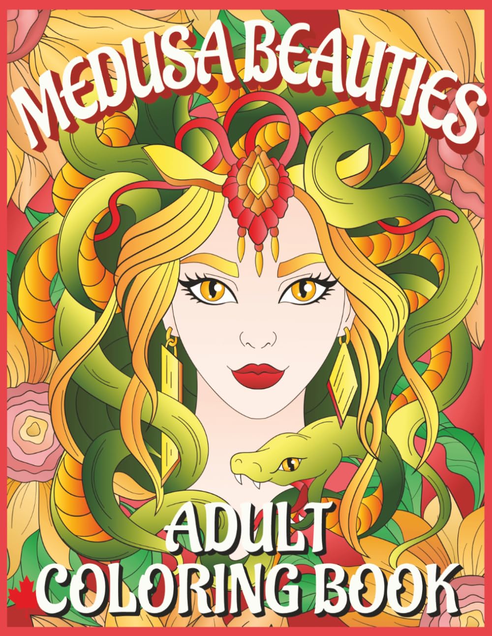 MEDUSA BEAUTIES: ADULT COLORING BOOK, 30 UNIQUE DESIGNS, BONUS ACTIVITY PAGES
