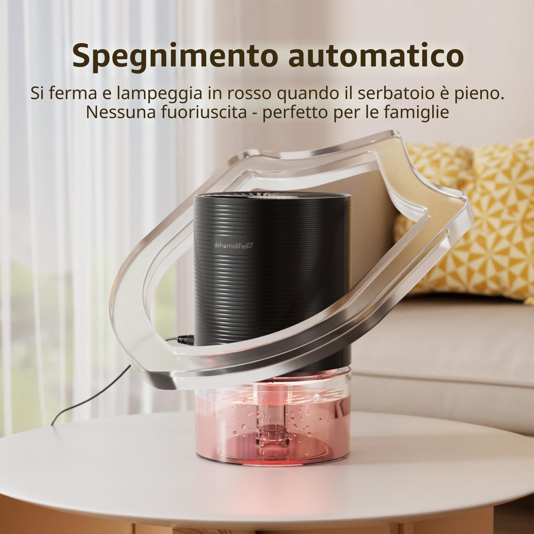 Deumidificatori per la Casa, Deumidificatore Portatile per la Camera da Letto, Ultra-Silenzioso, Spegnimento Automatico, a Risparmio Energetico per il Bagno