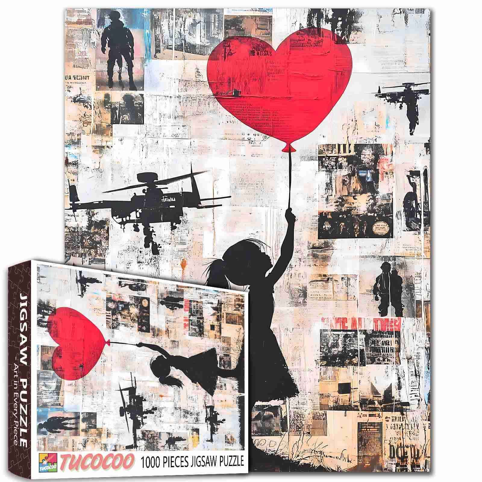 Tucocoo Puzzle 1000 Pezzi Per Adulti - Fantasy Girl Ritratto Arte - Dimensioni 70x50 Cm Con Poster