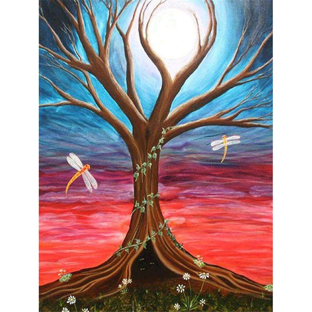 Diamant Peinture Complète Arbre pour Sublimer la Décoration de Votre Chambre et Salon