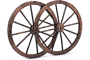 Giantex Wagon Wheel Wall Decor: Rustic Charm for Your Home and Garden