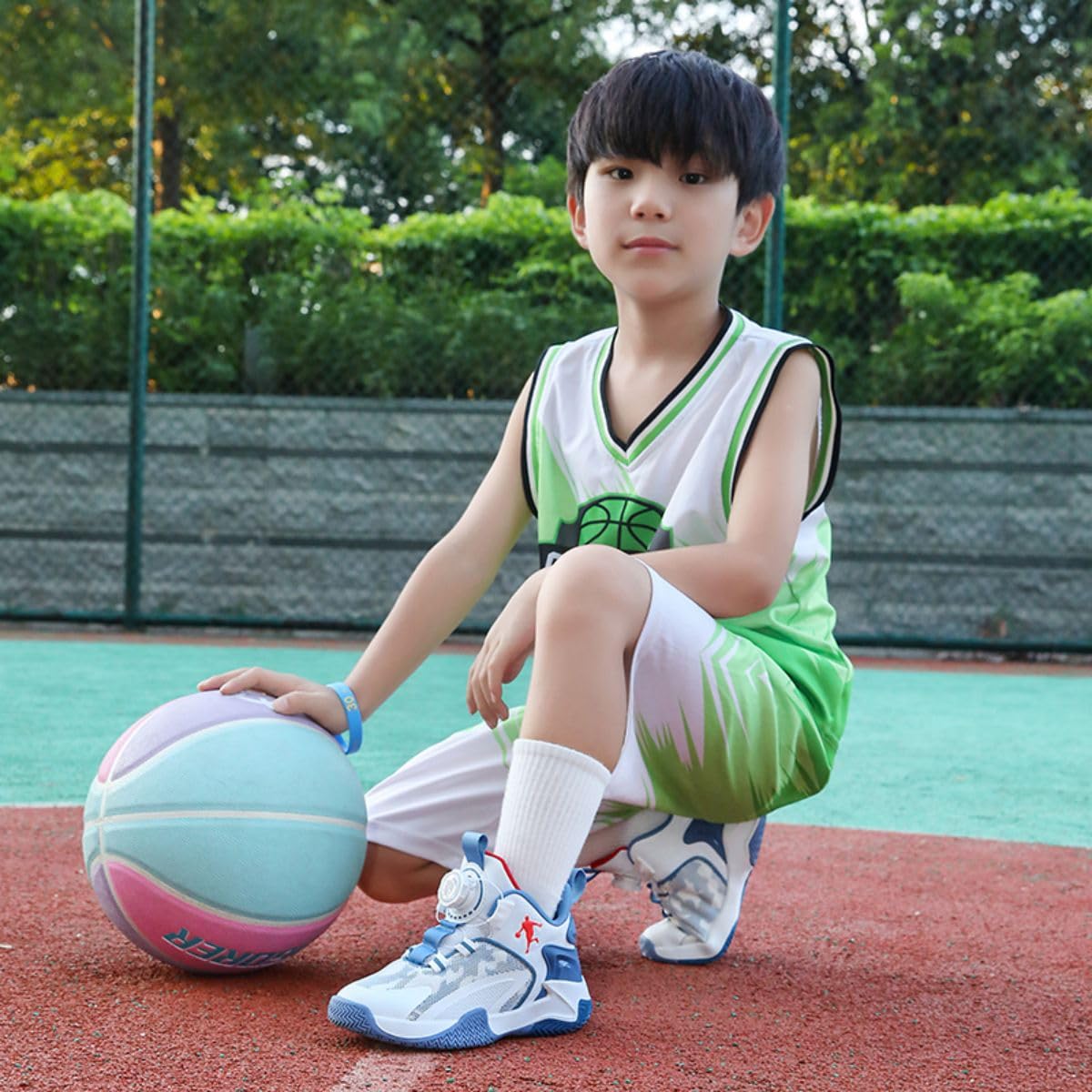 Calzado de Baloncesto para niños Calzado Deportivo para niños Calzado de Baloncesto para niñas Zapatillas de Baloncesto Tenis cómodos Zapatillas para Correr