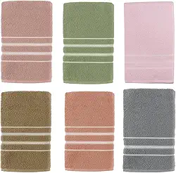 Kit 2 Toalha De Rosto Felpudo Teka 100% Algodão Macia Seca Rapido (Rosa Cha)