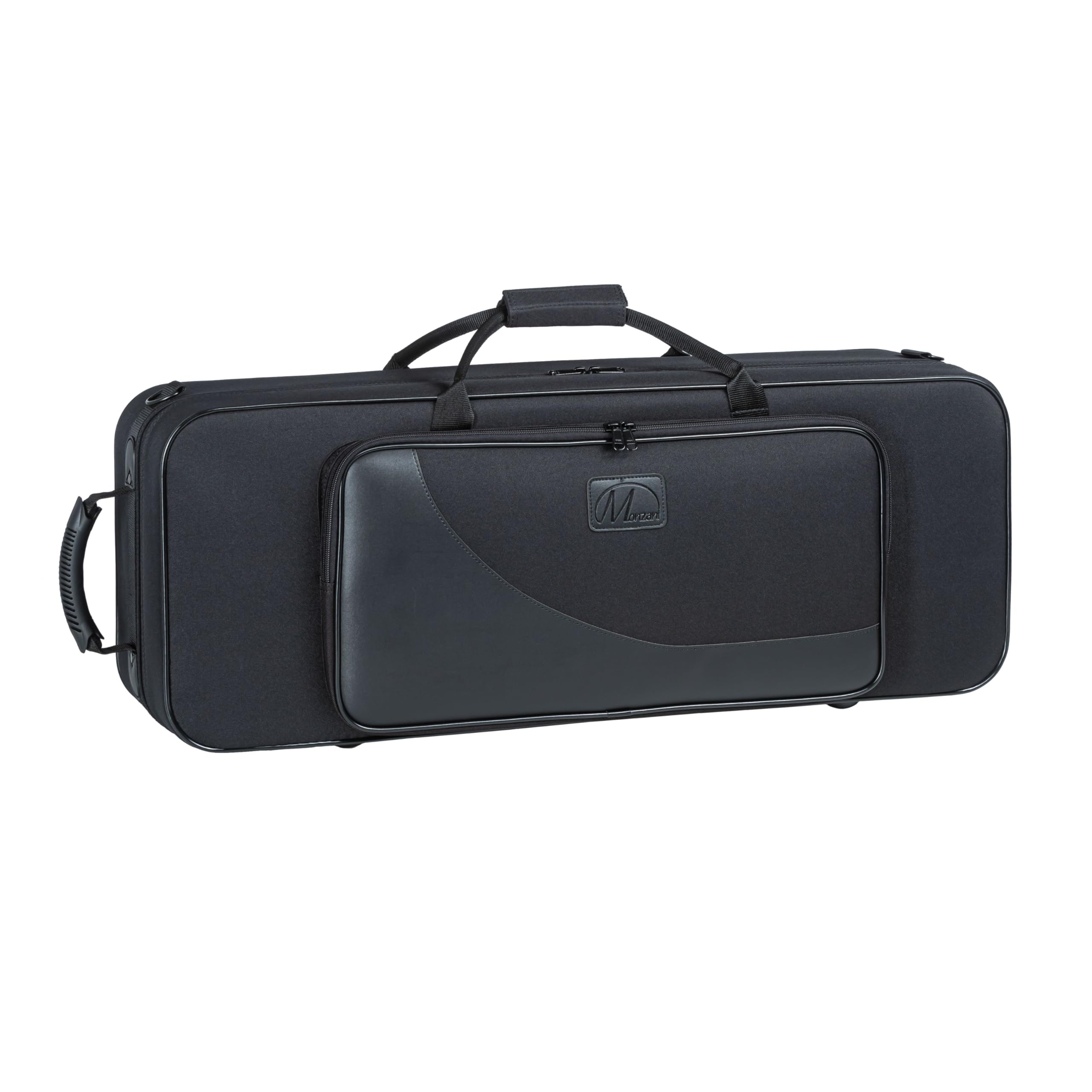 Robuster Leichtkoffer für Tenorsaxophone, gut gepolstert, wasserabweisend, große Außentasche für Noten und Zubehör, Rucksackgurte, ideal für Musiker