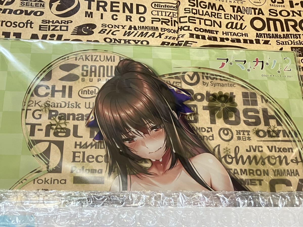 ピロ水 A5アクリルパネル アマカノB 直筆サイン ピロ水】A5アクリルパネル・アマカノB | アールジュネス・軸中心派・E