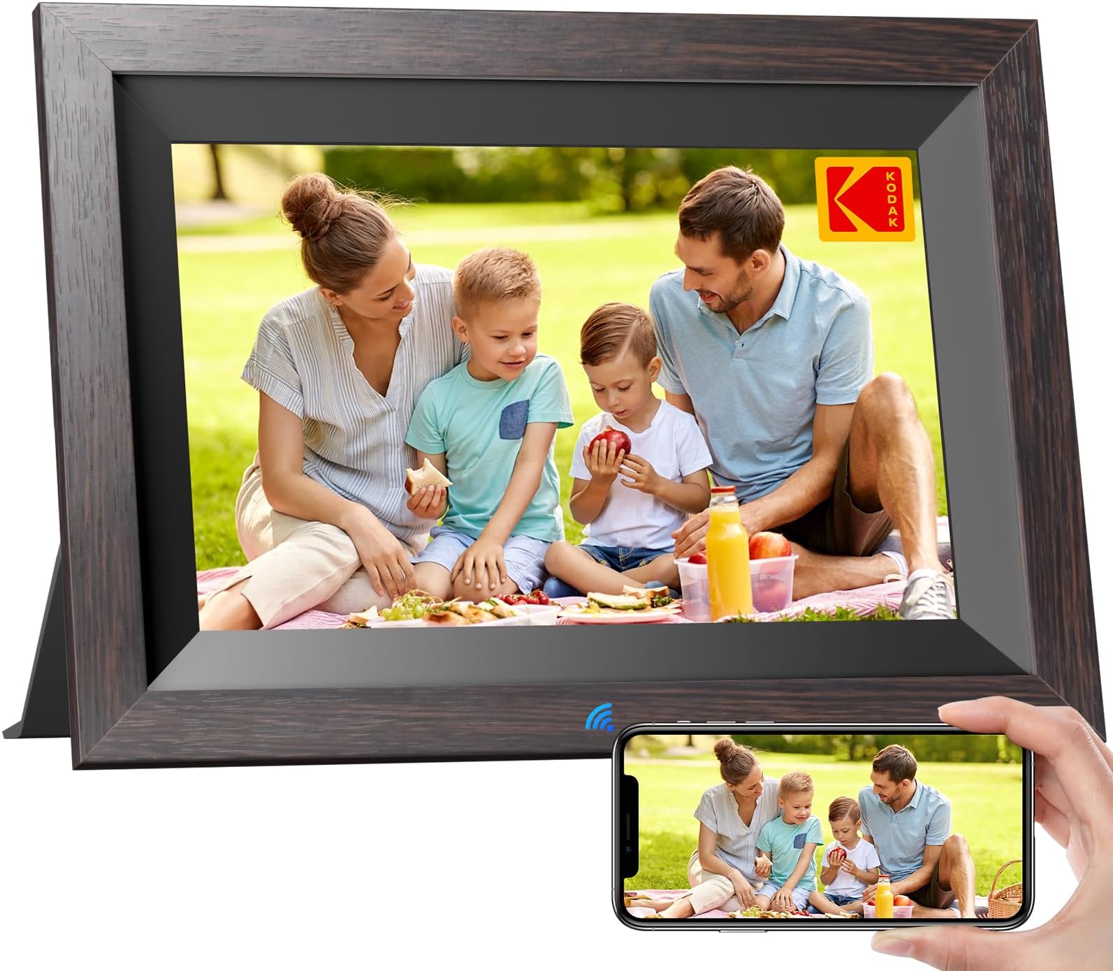 KODAK Digital Picture Frame 10.1 Inch WiFi Electronic Picture Frame HD