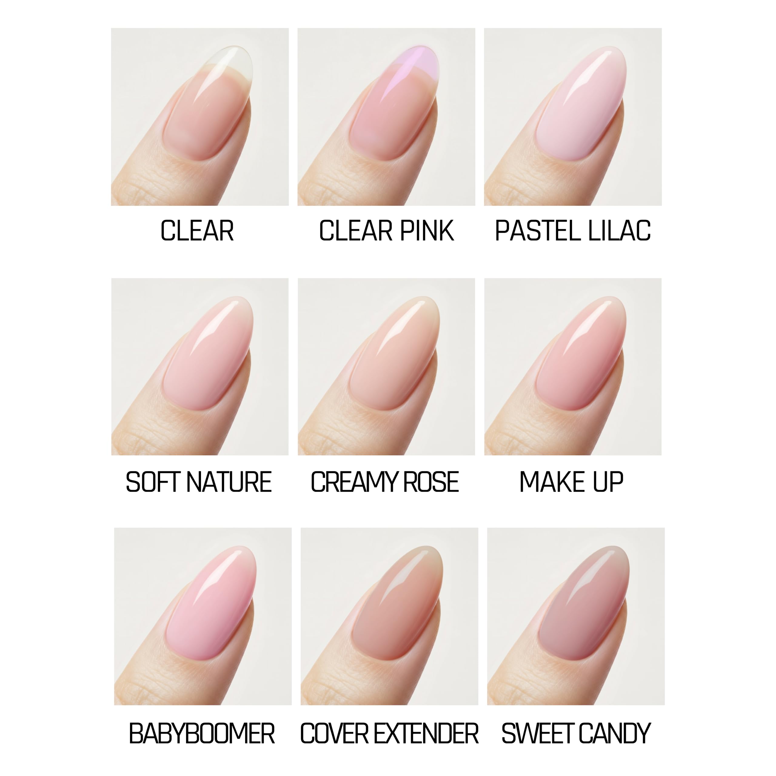 Lynis-Nailshop.de - Gel rigenerante per unghie in gel per professionisti e principianti, gel UV per l'estensione delle unghie · Cover Builder Gel · Pinchbar, autolivellante, media viscosità ·
