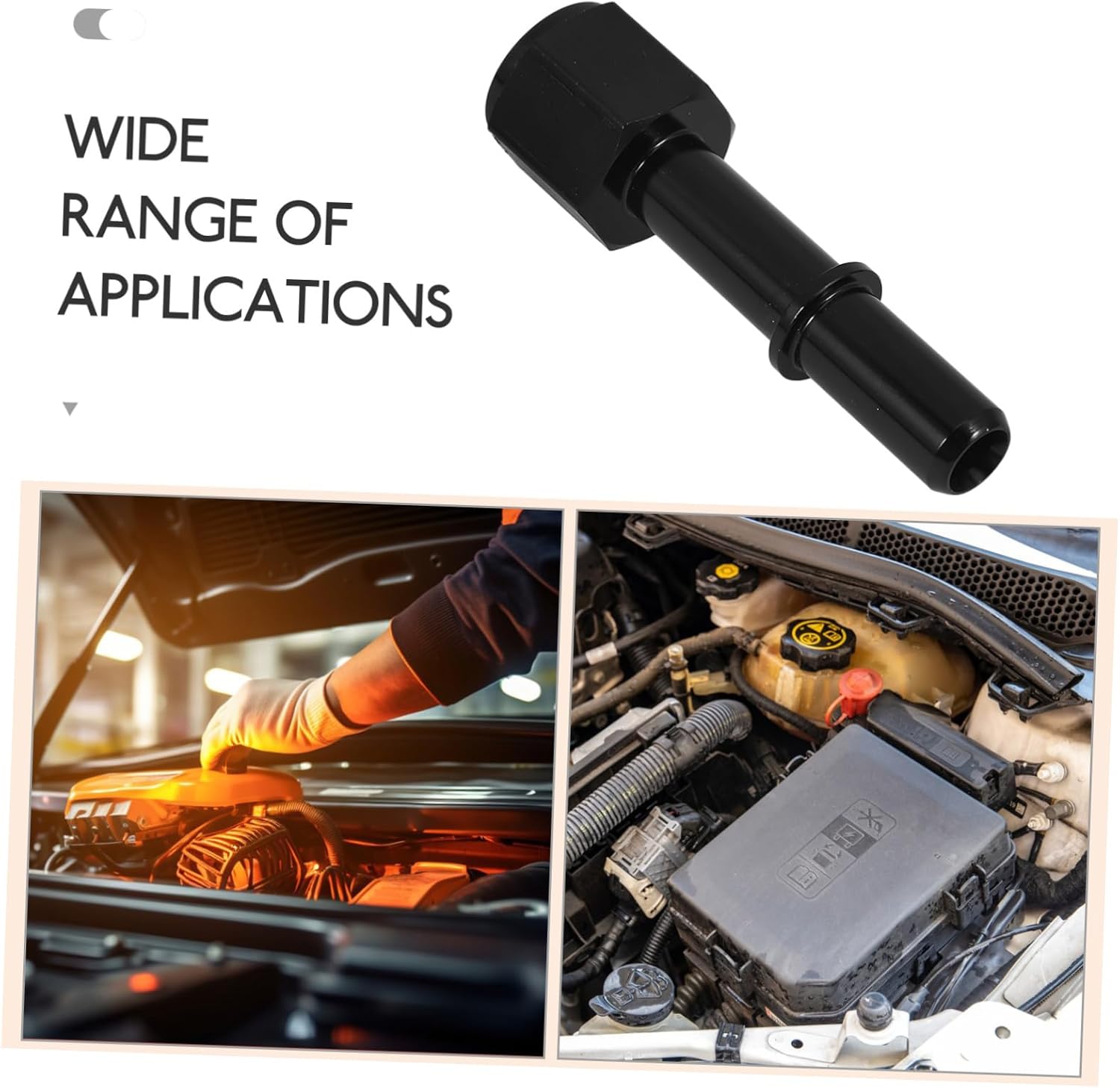 Quick Disconnect Push Fuel Line Adapter Hardwire Connector Fuel Rail Fitting for
