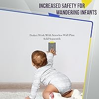 Vista 53 de ENERLITES Elite Series Duplex Receptacle with Screwless Wall Plate, Residential Grade Duplex Outlet, Tamper-Resistant, Grounding, 15A 125V, UL Silver