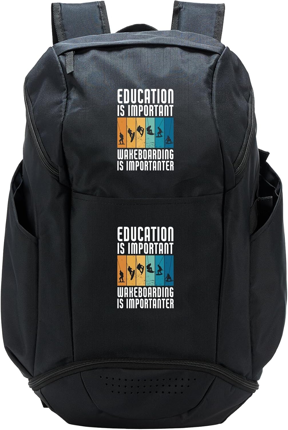Funny Wakeboarding Is Importanter Wakeboarder Sport Backpack
