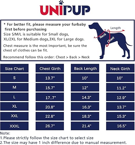 Miniatura 6 de UNIPUP Paquete de 2 camisas para perros de secado rápido, ropa de malla ligera transpirable para perros medianos y niños, camisetas para fanáticos