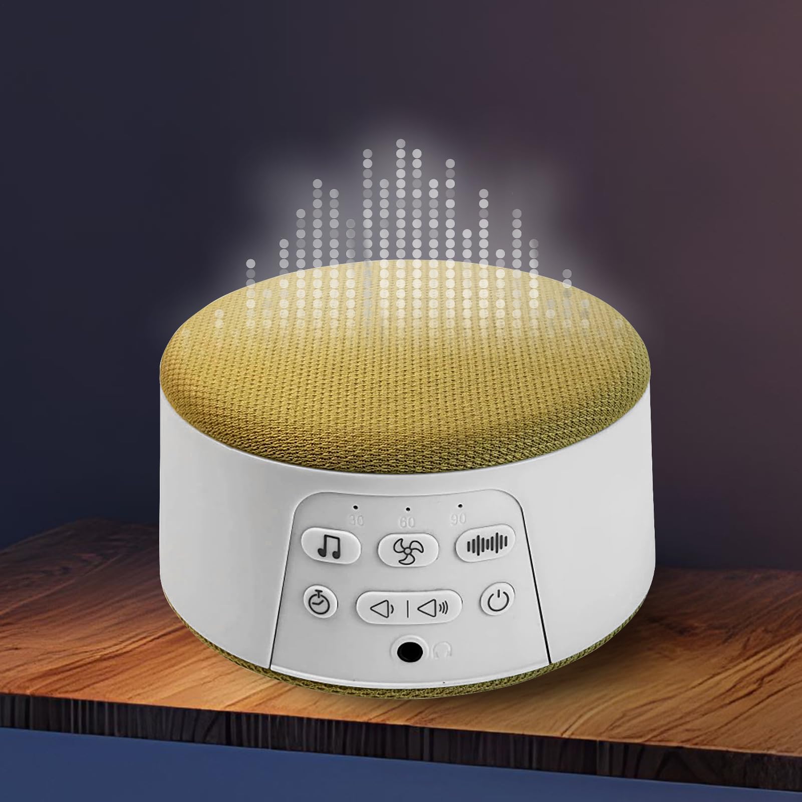 Macchina del suono per dormire, macchina del suono bianca per dormire, gadget elettronici con funzione timer, succhietto portatile per casa, camera da, adulti meditazione