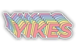 Yikes Vinyl Sticker Decal: Convey Your Oops Moments with a Dash of Humor