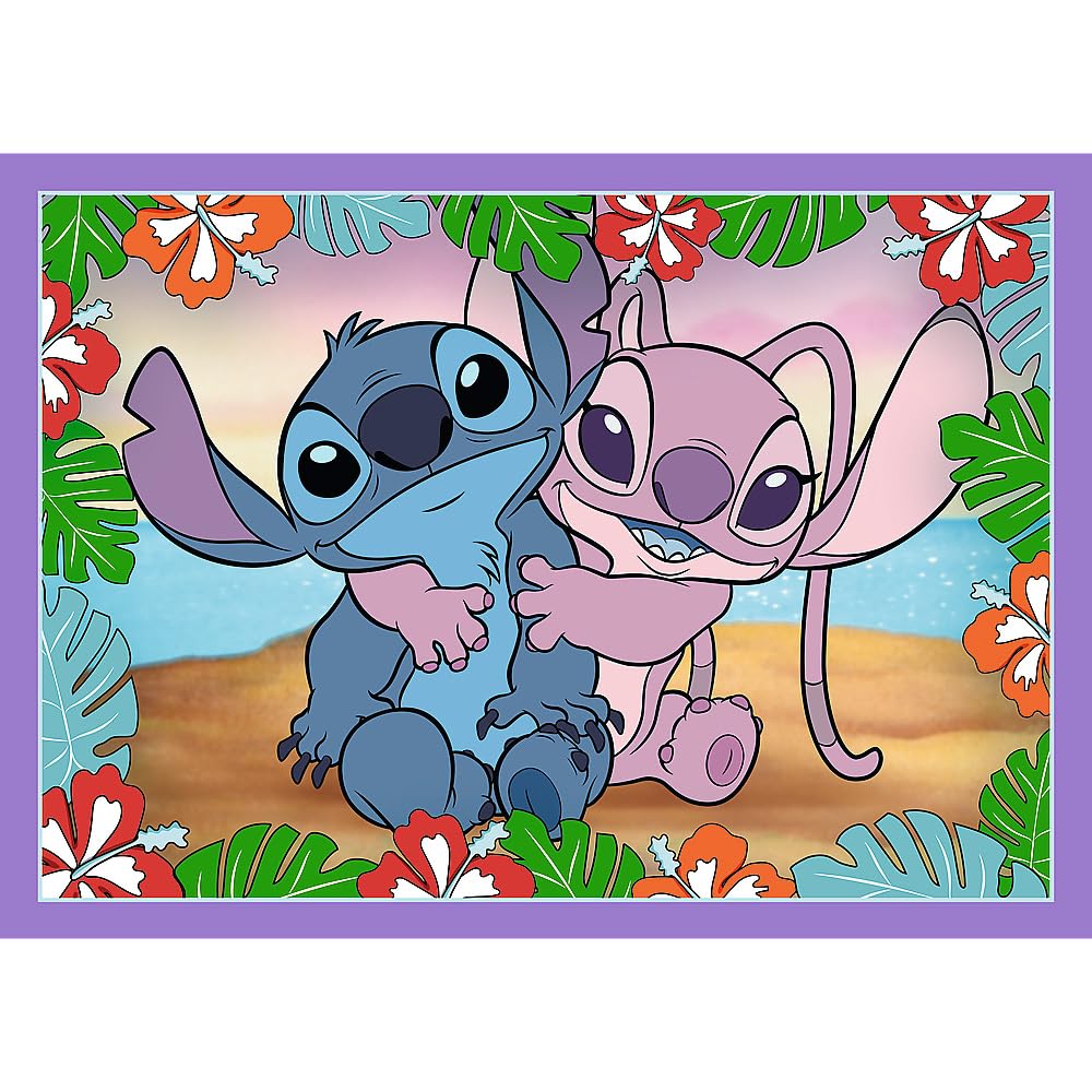 Puzzle Infantil Lilo & Stitch 100 Piezas – Trefl, Para Niños A Partir De 5 Años, Medidas 41 X 27.5 Cm, Multicolor