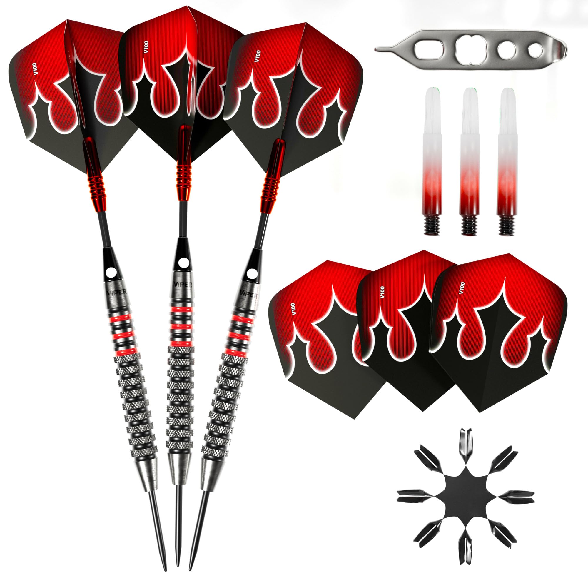 Fléchettes à pointe en acier Viper Shot King unisexe pour cible traditionnelle - 7