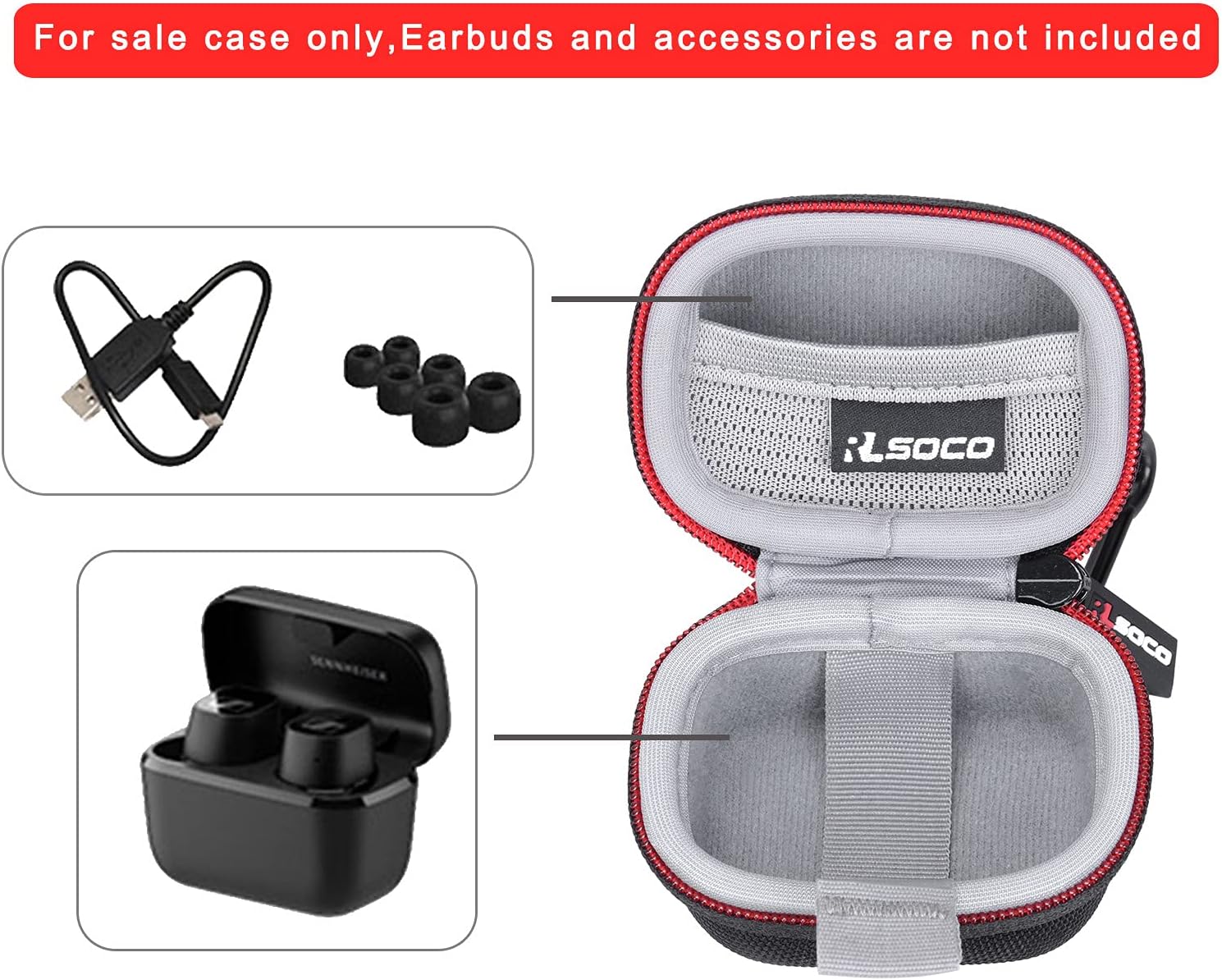 RLSOCO Carrying Case for SENNHEISER CX True Wireless Nigeria Ubuy