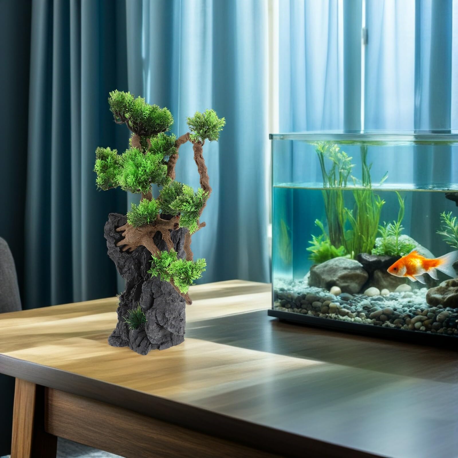 WOONEKY Verdadera De Fiesta Plantas De Acuario De Bajo Mantenimiento Vegetación De Decoración De Peces