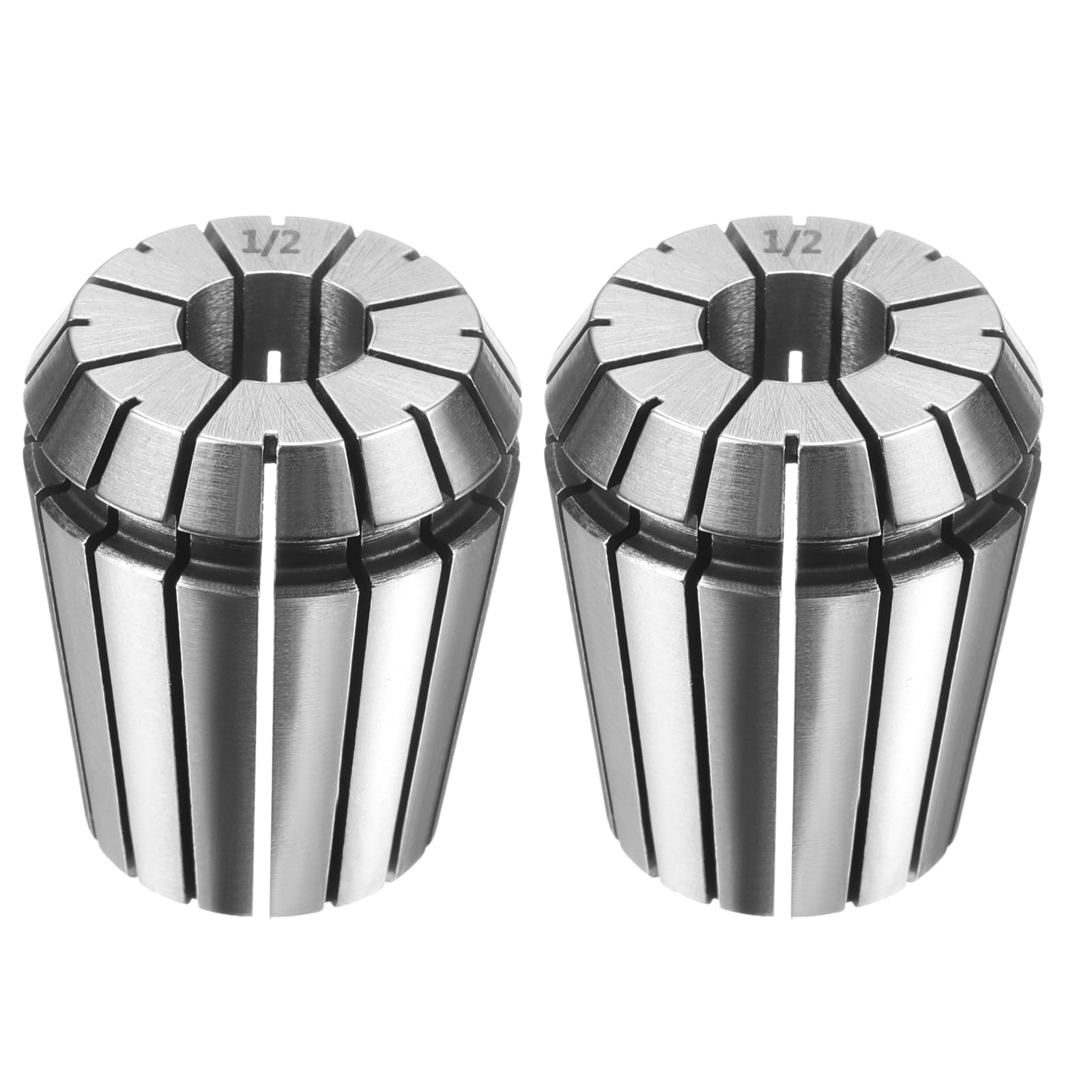 sourcing map 2pcs Spring Collet Chuck ER32 1/2" 65Mn Spring Steel Precision Router Collets for CNC Engraving Milling Lathe Tool