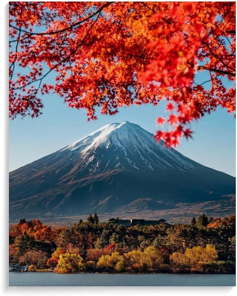 油絵 絵画 【紅葉の富士山】 71Rv3fs5y-L._AC_UF1000,