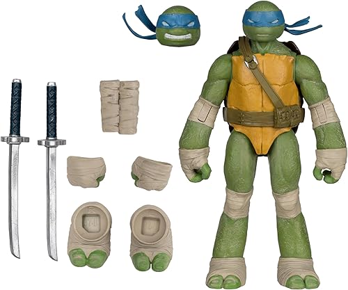 McFarlane Toys -Teenage Mutant Ninja Turtles (Page Punchers) Figura de acción de Leonardo de 5 pulgadas con cómic
