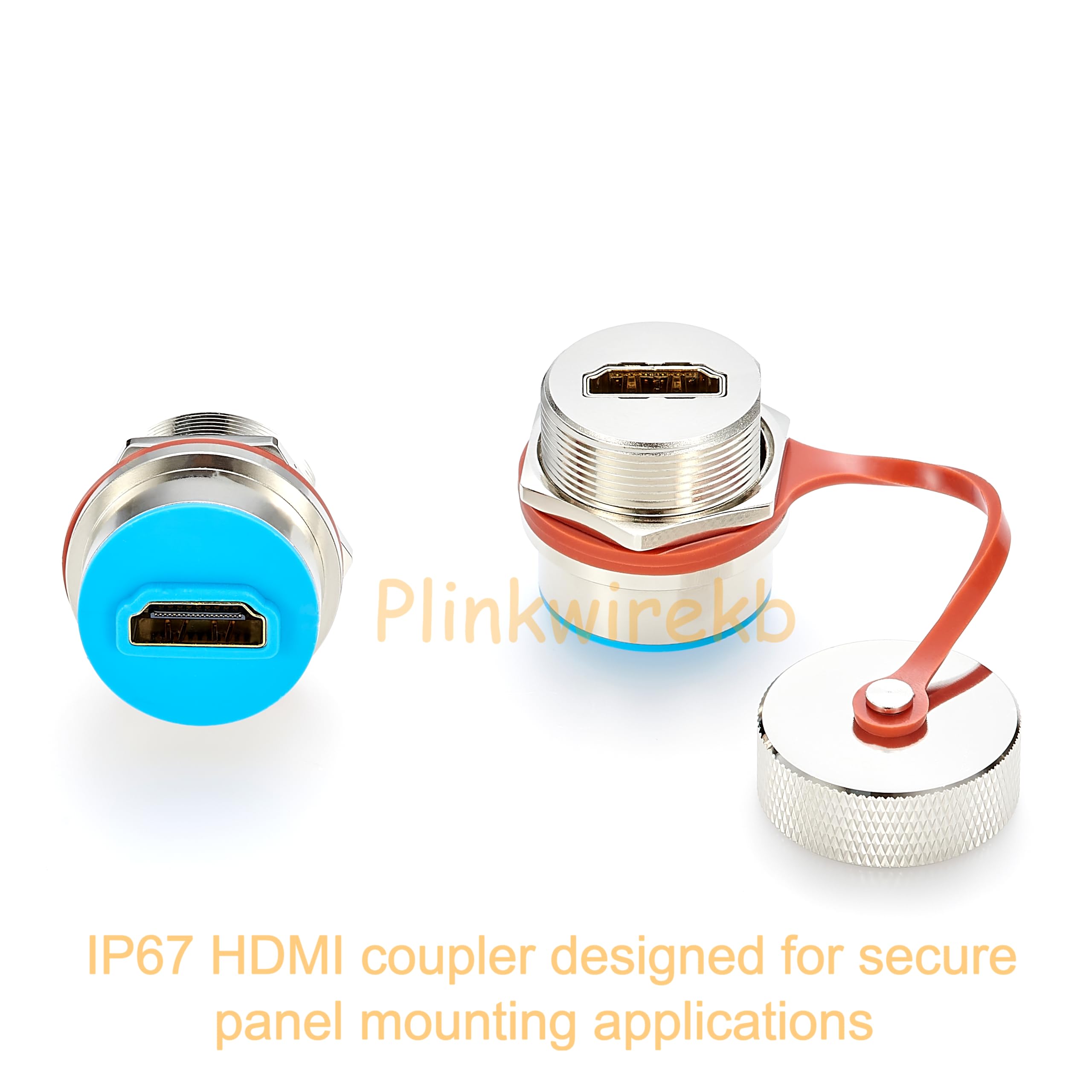 Connecteur HDMI femelle vers femelle étanche IP67 pour montage sur panneau