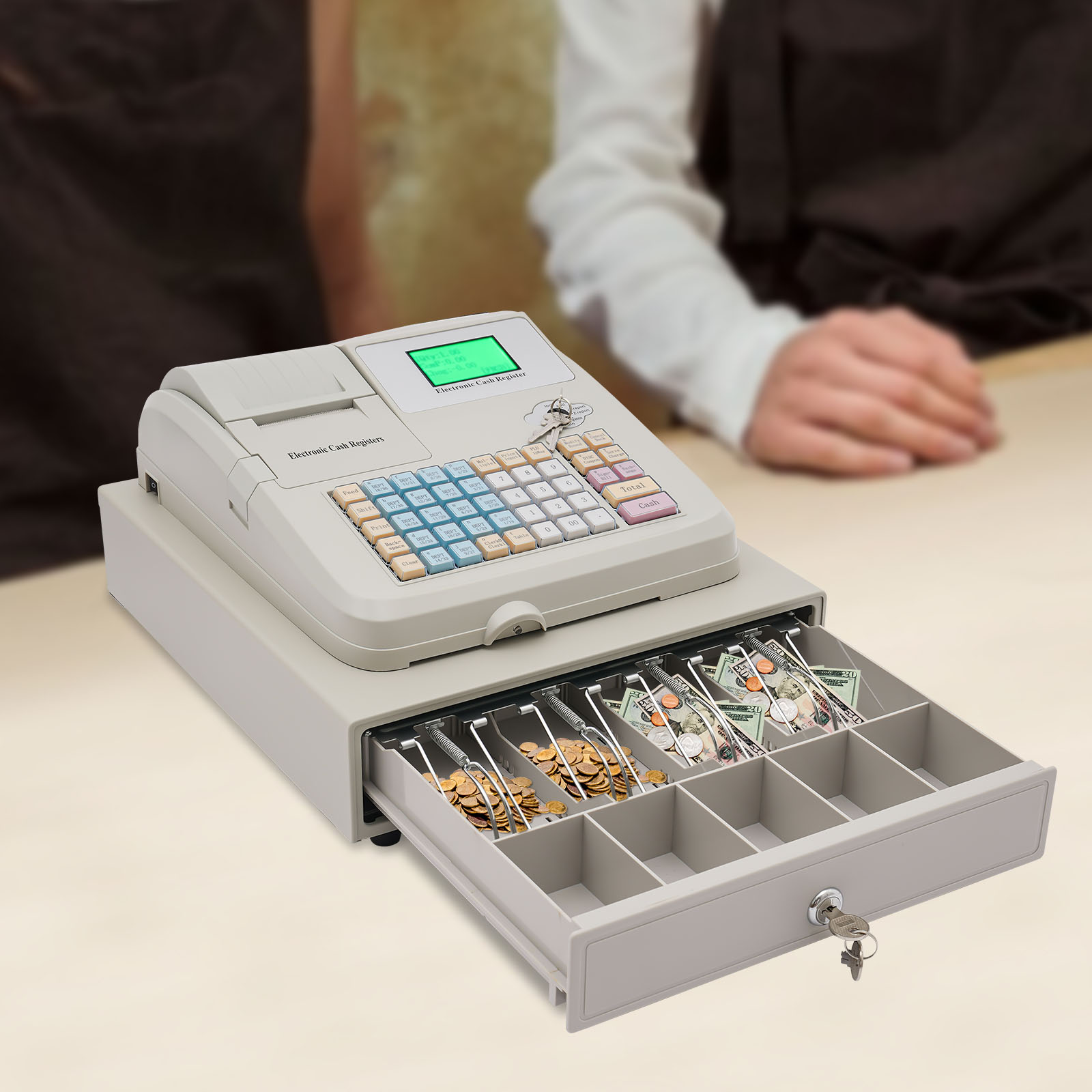 Amazon.com: 48-Key Digital LED POS System Cash Register with