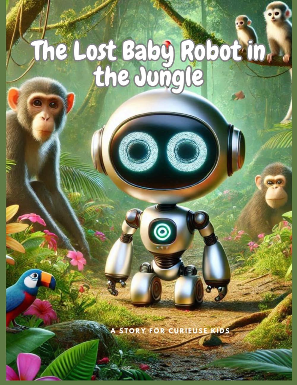 The Lost Baby Robot in the Jungle: A Robot, A Chameleon, and a Jungle Full of Surprises; From Lost to Found: Robo’s Incredible Journey; Robo’s Big Adventure in the Wild Jungle