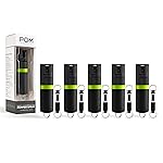 POM Premium Pepper Spray Keychain, Quick Release Access Flip Top Safety, Police Grade OC Formula with UV Marking Dye, 25 Precision Bursts, 10 Foot Effective Range, Made in USA