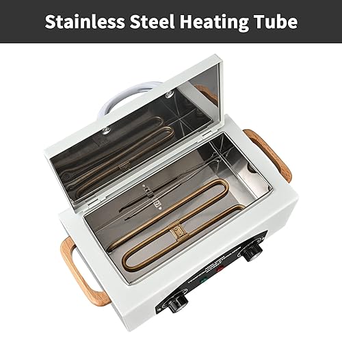 Miniatura 3 de Caja de limpieza de herramientas de metal de alta temperatura, 110 V, 300 W, 1,5 L, con temporizador, manicura, pedicura, spa, peluquería, equipo de