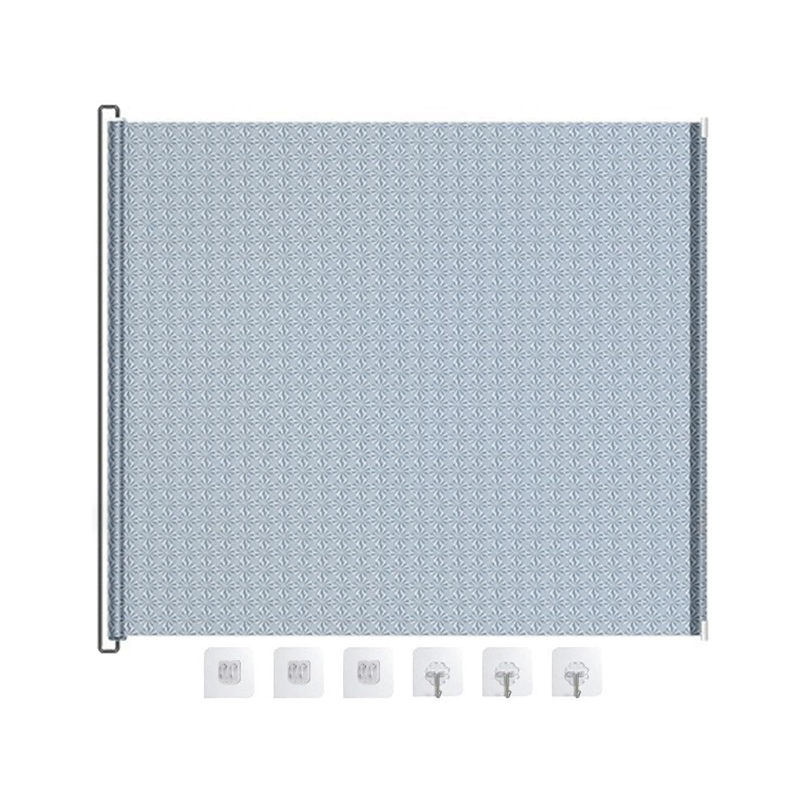 Extra Wide Retractable Dog Gate, No Drilling Foldable Pet Barrier For Stairs, Mesh Cat Gate For Doorways, Indoor Expandable Fence For Puppy Kittens, Balcony Hallway Safety Net
