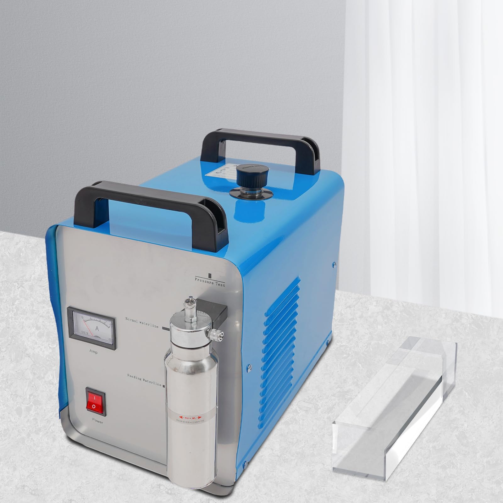 Acrylpoliermaschine, Flammpoliermaschine, Sauerstoff-Wasserstoff-Schweißgerät, 75 l/h Acryl-Flammpoliermaschine, Rechteckflammengenerator
