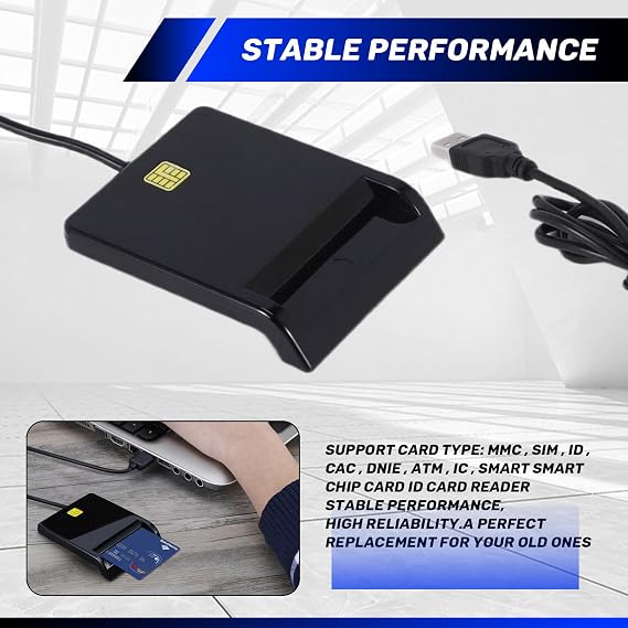 USB Smart Card Reader for Bank Card IC/ID EMV Card Reader for 7 8 10 for Linux OS USB- ISO 7816