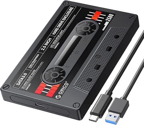 ORICO 2.5 Hard Drive Enclosure USB C to SATA III