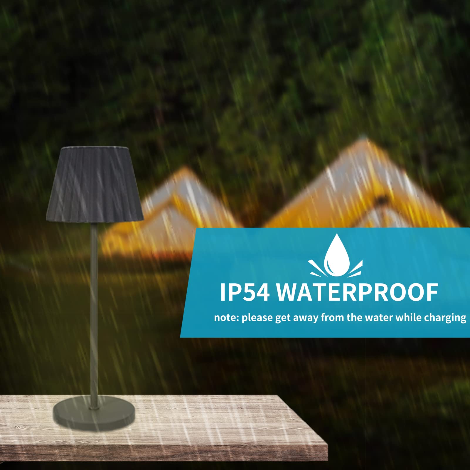 Lampe De Table Sans Fil Rechargeable Gradable Rgb Led Lampe De Table