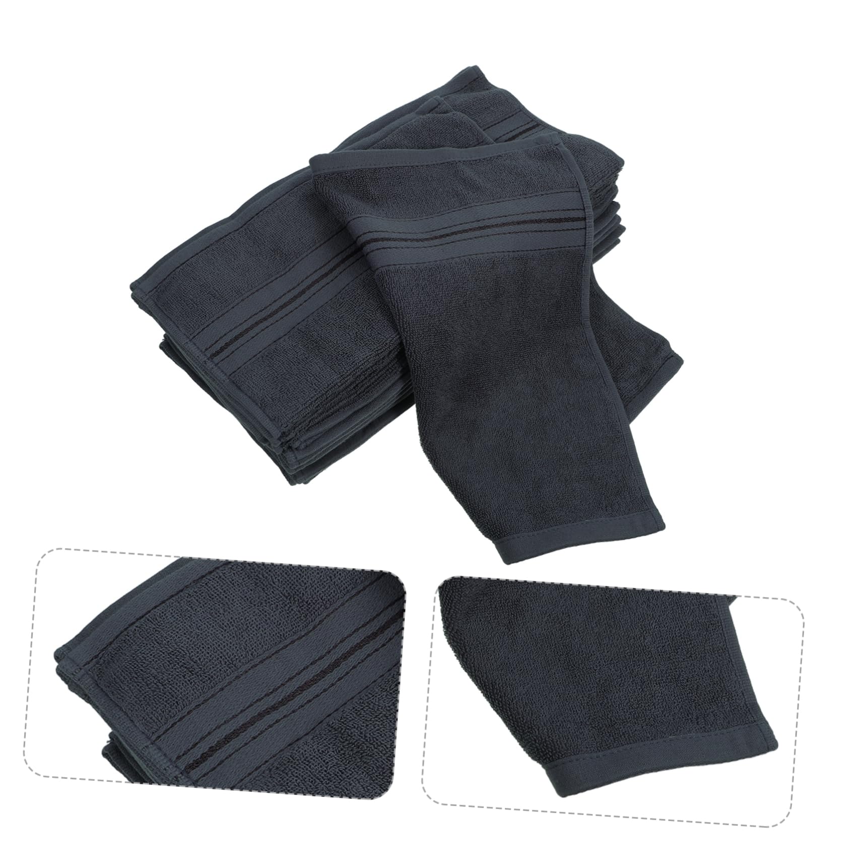 Asciugamani Viso in Cotone 12 Pezzi, Ultra Morbidi e Altamente Assorbenti, Lavette per Bagno e Cucina, Adatti a Pelle Sensibile