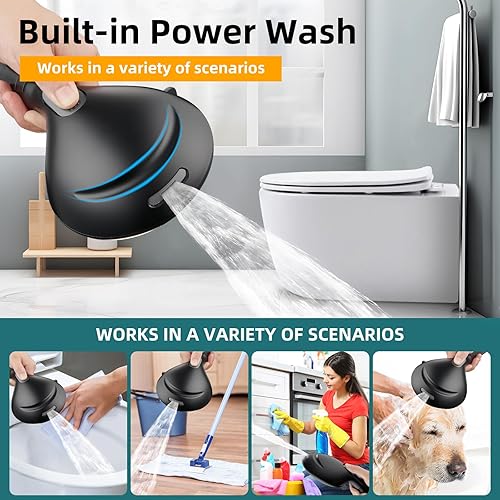 Miniatura 3 de Cobbe Cabezal de ducha filtrado con filtros de cabezal de ducha de mano de 9 modos de alta presión, suavizador de agua de 20 etapas para agua dura,