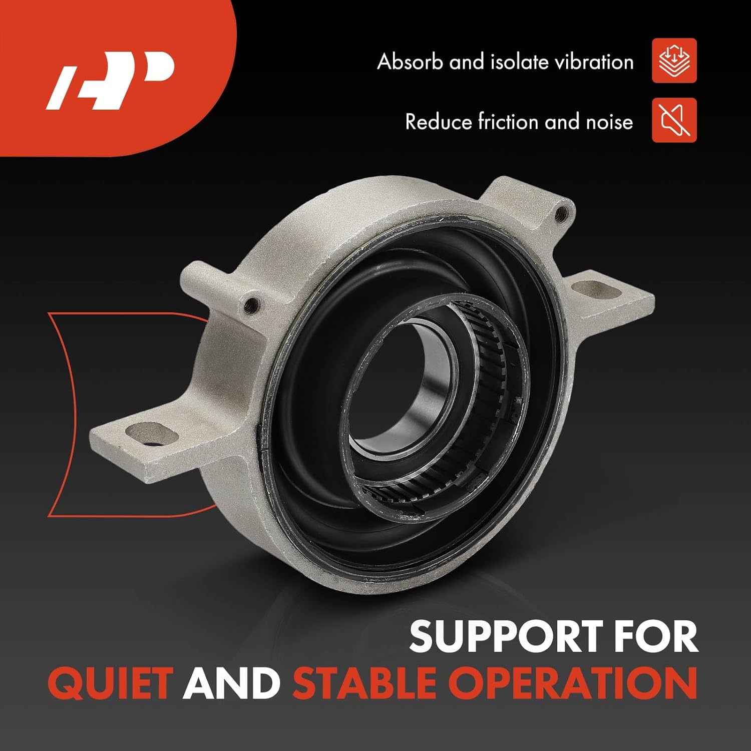 A-Premium Center Mount Drive Shaft Center Support Bearing Compatible with BMW 535d, 535i 550i GT xDrive 650i Gran Coupe 650i 740Ld 740Li 750i 750Li xDrive ActiveHybrid 5 7 Alpina B7 B7L xDrive