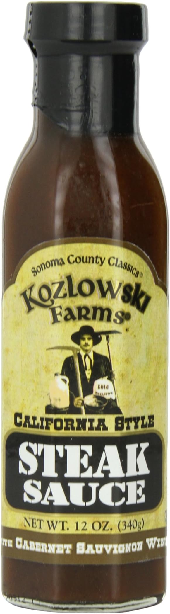 Kozlowski Farms California Style Steak Sauce, 12-Ounce (Pack of 6)