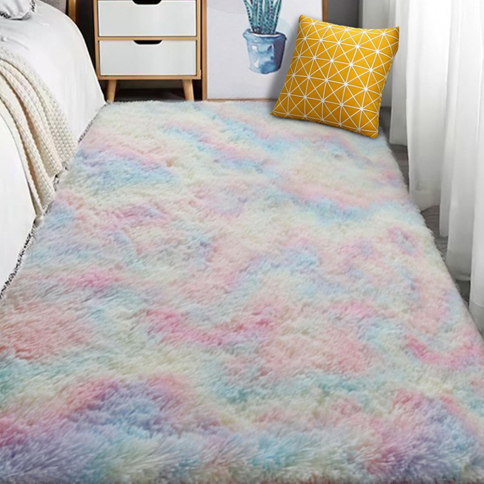 Grand tapis pour enfant 190x260 lavable et antidérapant