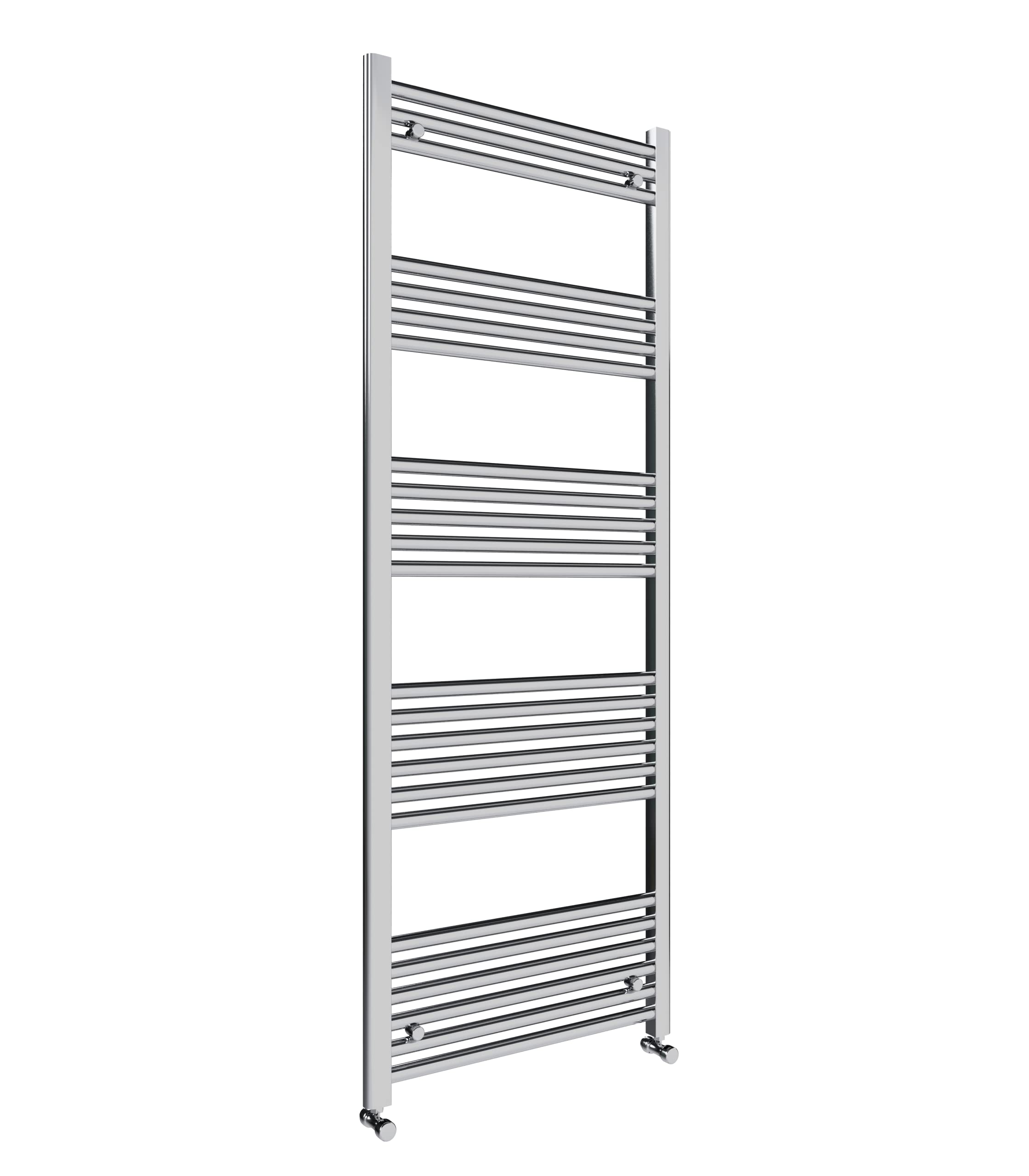 600x1600mm Towel Warmer Flat, Wall Mounted Chrome Plated Steel Bathroom Towel Rail Radiator, Suitable for Central Heating, Electric and Dual Fuel โ image 1