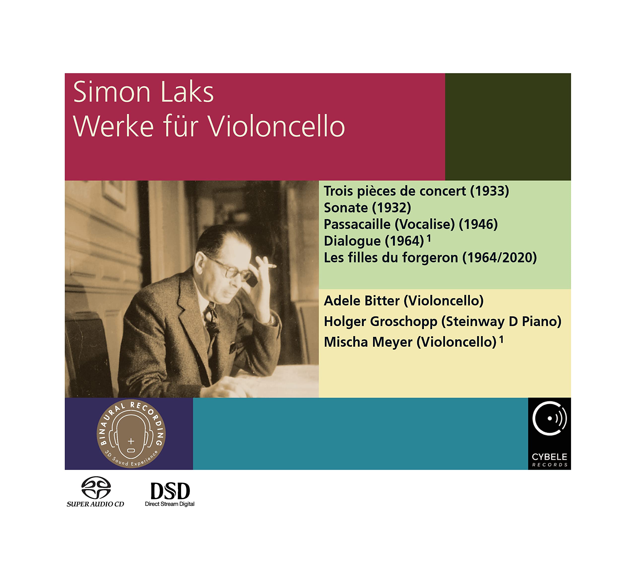 SIMON LAKS: WORKS FOR CELLO