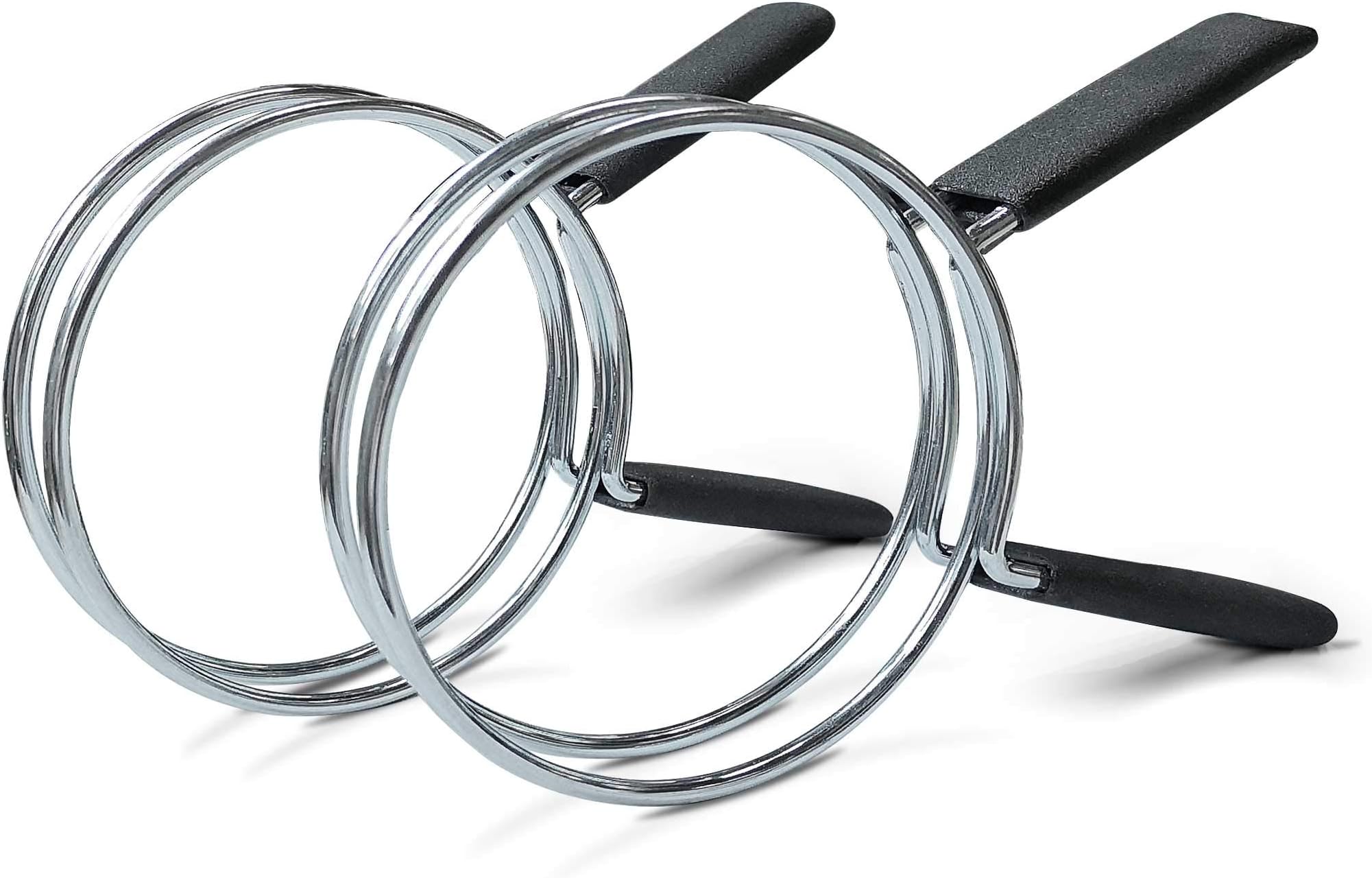 HAUTMEC 2-Piece Double-Loop 4-Inch Hose Clamps 100mm Quick Release Hose Clips Fixing for Hose Pipe Tube HT0085-HC