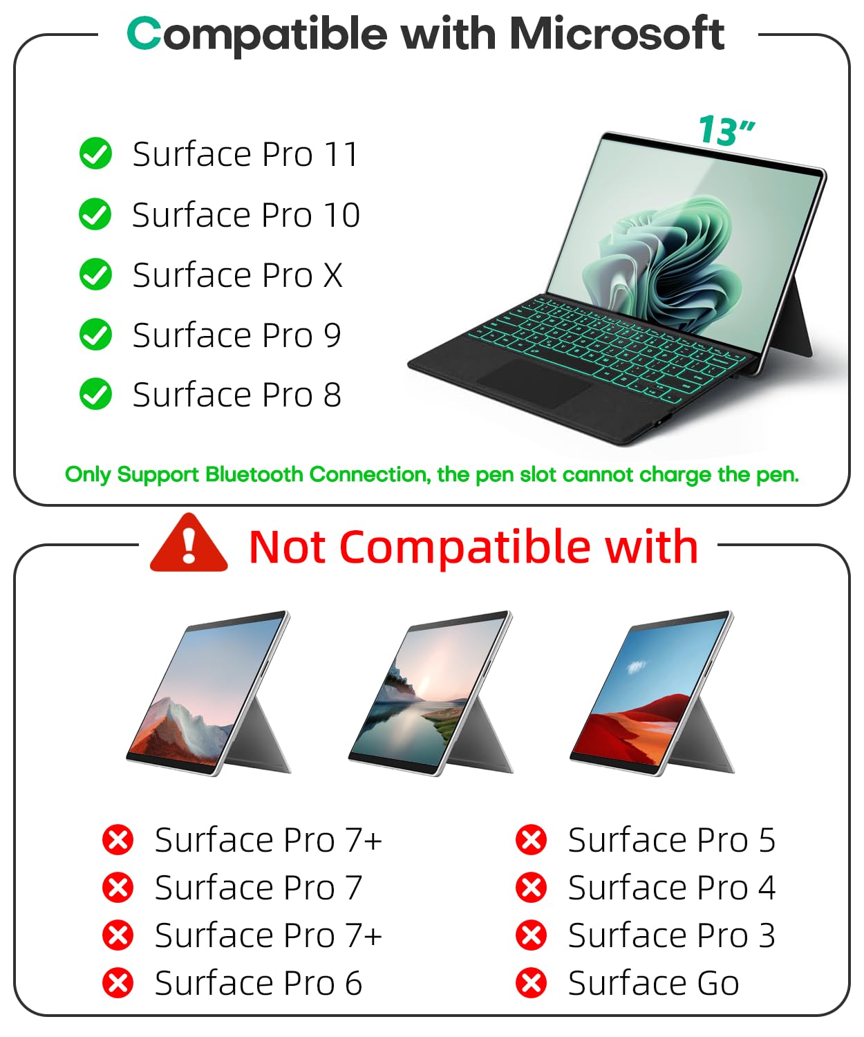Amazon.co.jp: Surface Proキーボード Microsoft Surface Pro 11/10/9