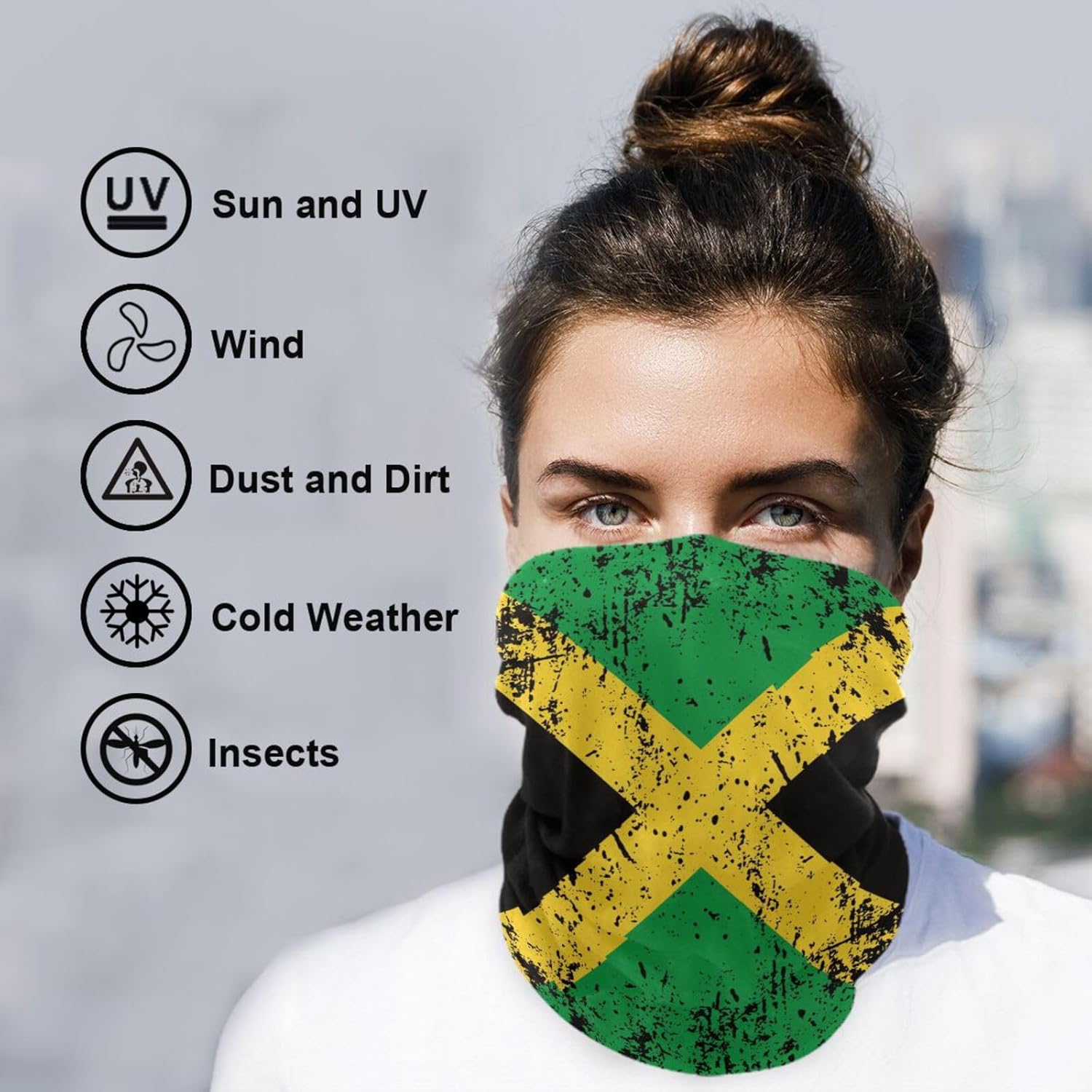 Bandana Seamless Neck Gaiter Headwrap Balaclava Headband Headwear for Men and Women - Image 6