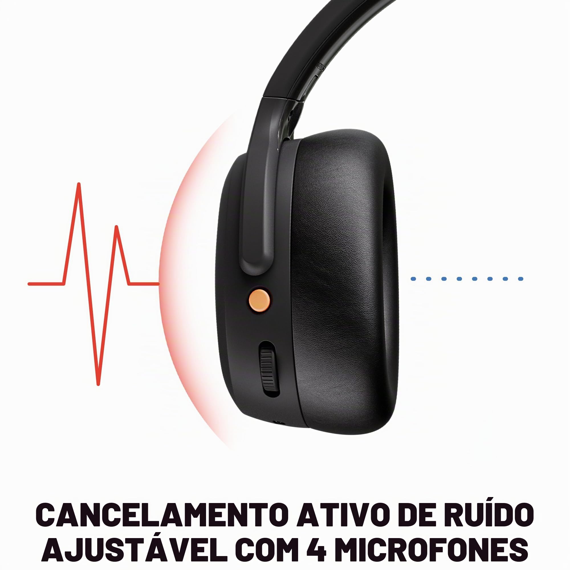 Fone de Ouvido Bluetooth Skullcandy Crusher ANC 2 Over-Ear com