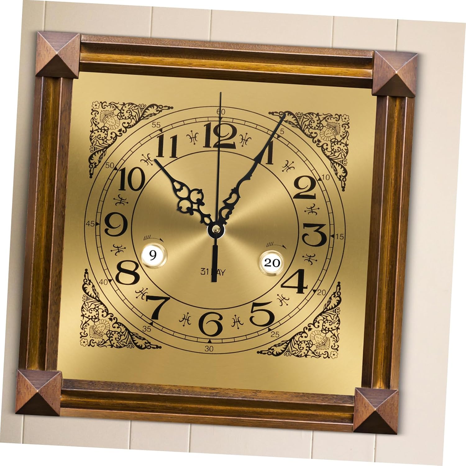 Replacement Metal Clock Dial Face for Vintage Grandfather Wall Clocks with Precision Timekeeping and Easy Installation Classic European Style