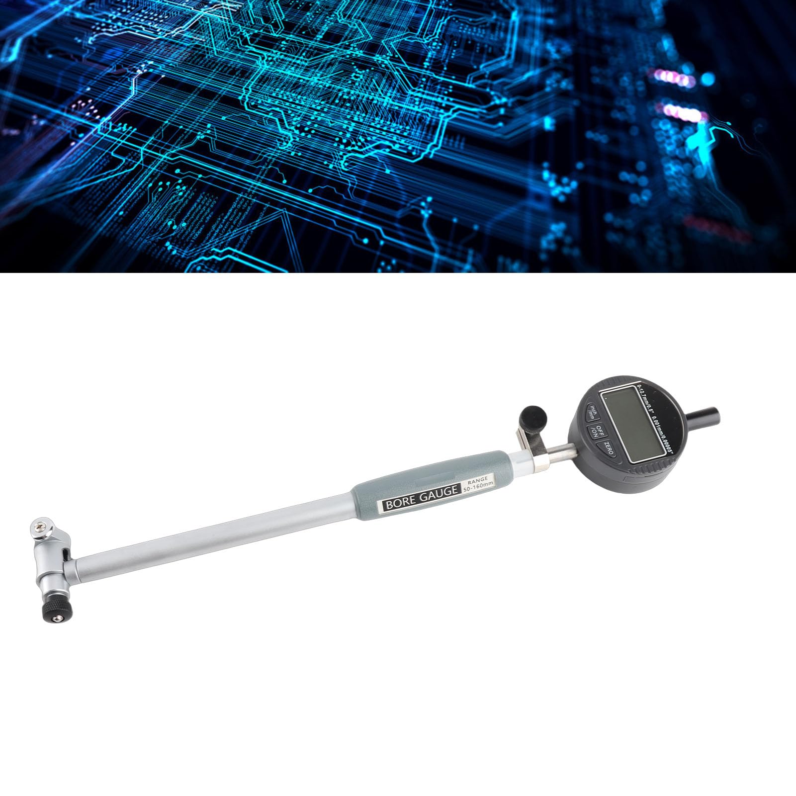 Tissting Calibro A Comparatore 50‑160mm / 2‑6.3in Strumento Di Misura Interna Ad Alta Precisione - Calibro Per Diametri Interni In Acciaio Inossidabile Per Lavorazione Meccanica