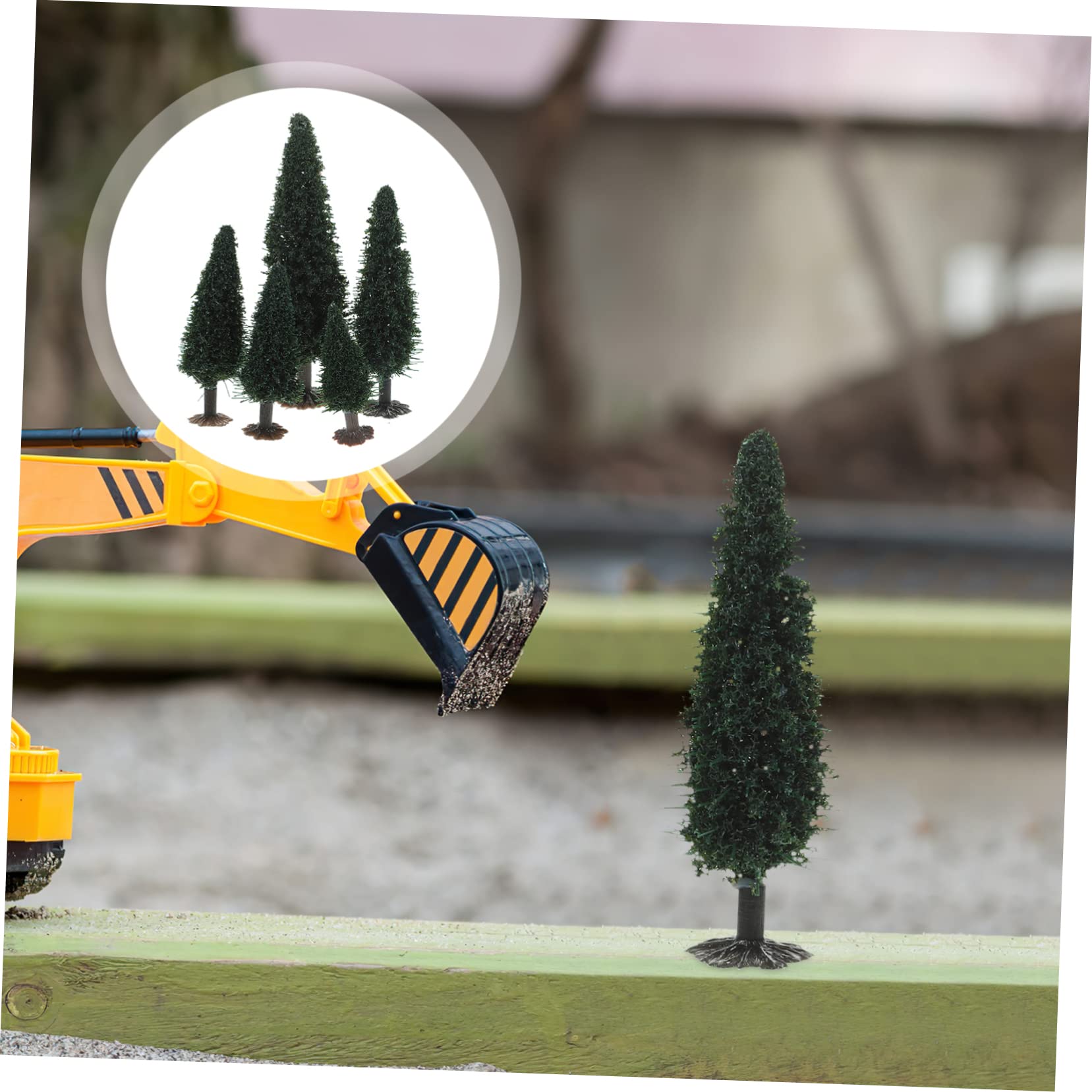 VILLCASE Árboles De Diorama 60 Piezas Modelo de Paisaje de árbol pequeño Mini arboles decoración Vegetal Modelos decoración de árboles arboles en Miniatura para Manualidades Tridimensional