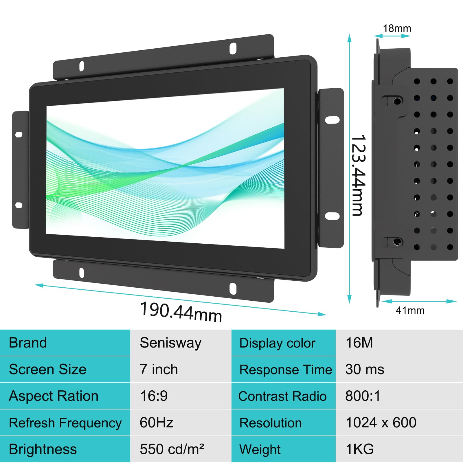 Amazon.co.jp: Senisway 7インチ産業用タッチモニター 10ポイント